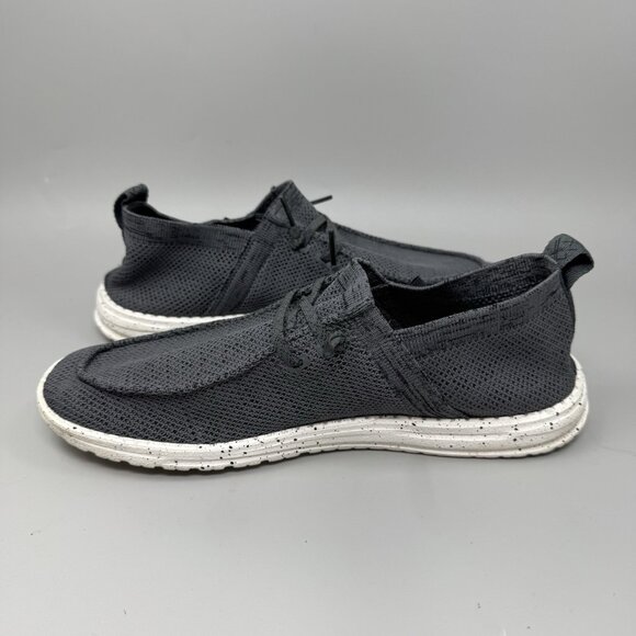 Hey Dude Mens Wally Halo Gray Casual Shoes Size 10 Slip On main image 4